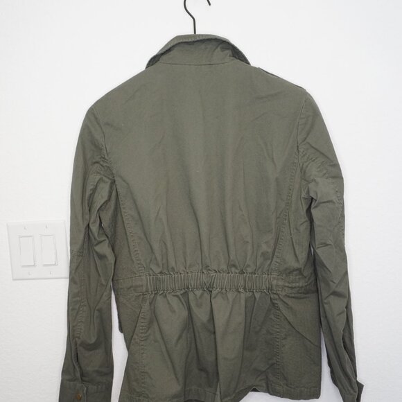 Love Tree: Green Zipper & Button up Jacket - Picture 5 of 7